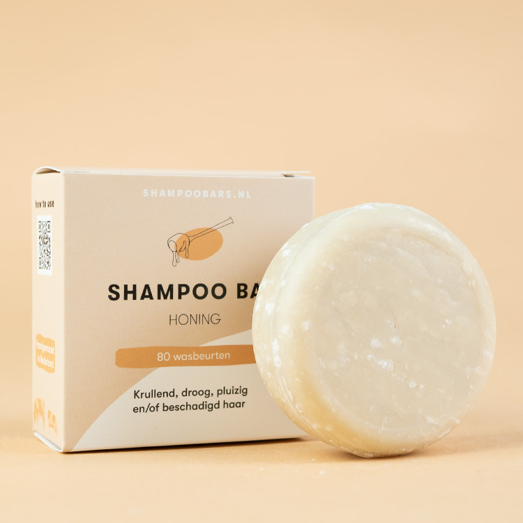 Milieuvriendelijk ondersteboven Maladroit Shampoo Bar Honing | Voor droog, pluizig en/of krullend haar